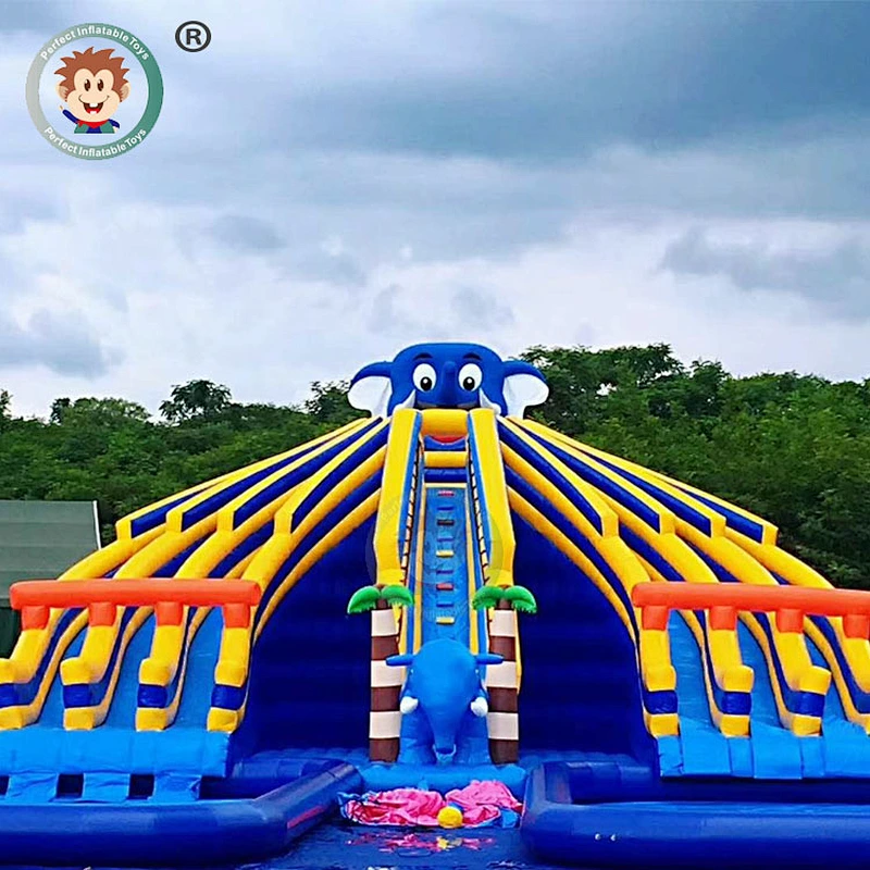 China Supplier Commercial Outdoor Water Slide Playground Kids Inflatable Water Park With Pool