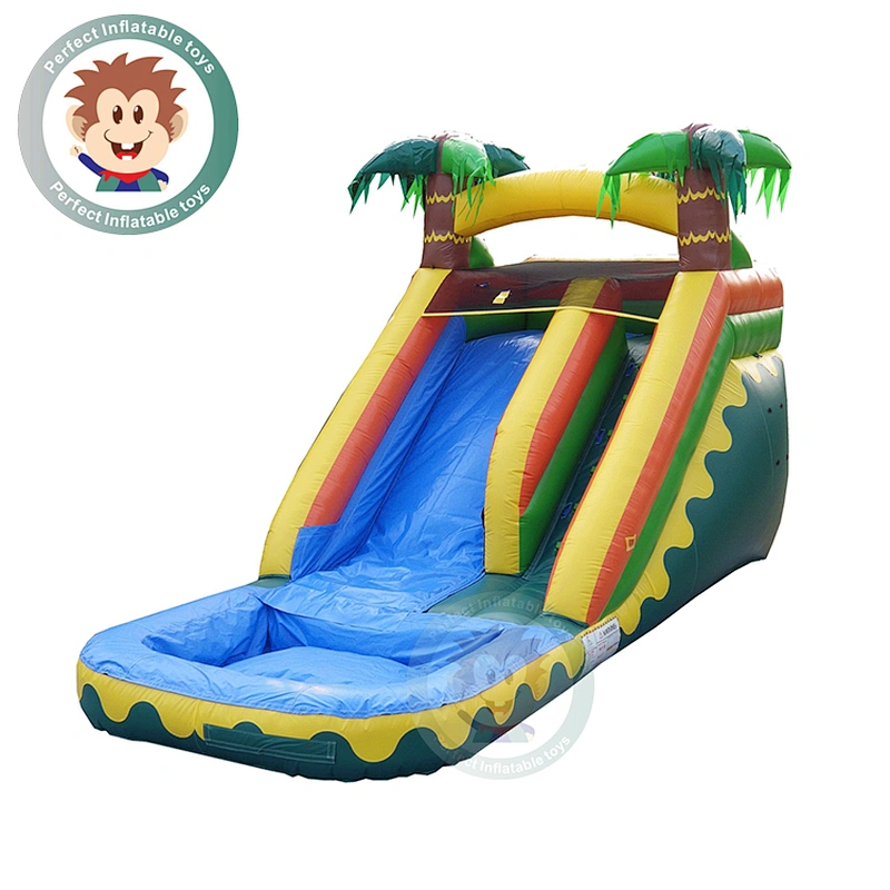 2019 Summer New Design Commercial Adult Size Inflatable Water Slide With Giant Pool