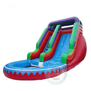 Hot Sale Commercial Large PVC Tarpaulin Elasticity Inflatable Water Slide