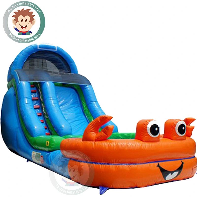 Summer Outdoor High Quality PVC Material Plastic Long Water Slide For Sale