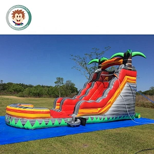 Bounce House With Kids Inflatable Dubai Water Slide