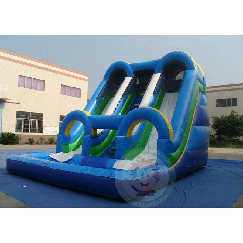 Customized Chinese Factory Inflatable Water Slide Bounce House With Kids Water Game Toys