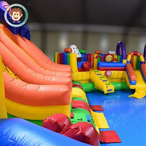 China Supplier Commercial Outdoor  Water Slide Playground Kids Inflatable Water Amusement Park For Sale