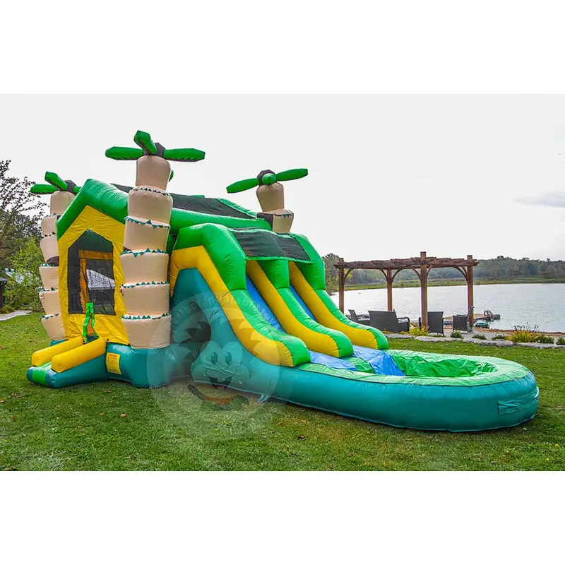 Hot Sale Outdoor Perfect Above Ground Swimming Pool For Inflatable Water Slide