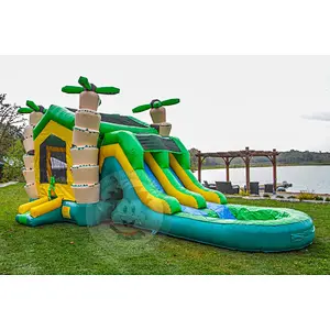 Professional Supply Commercial Adult Giant Size Inflatable Water Slide For Sale