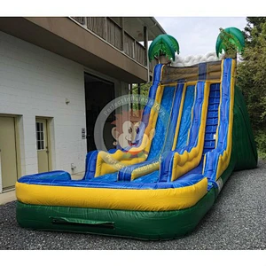 18ft India Drop Kick Inflatable Slide