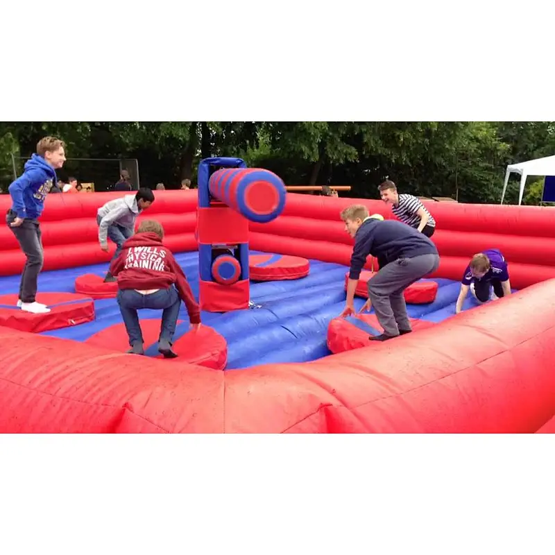 total wipeout sweeper sports inflatable hire fun inflatable games