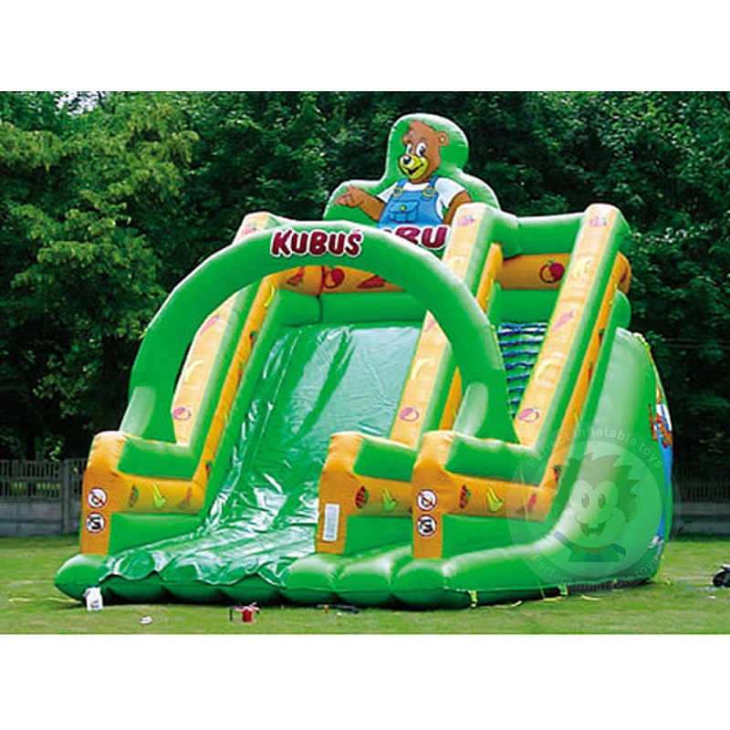Customized Factory New Design Plastic Material Large Inflatable Water Slide For Sale