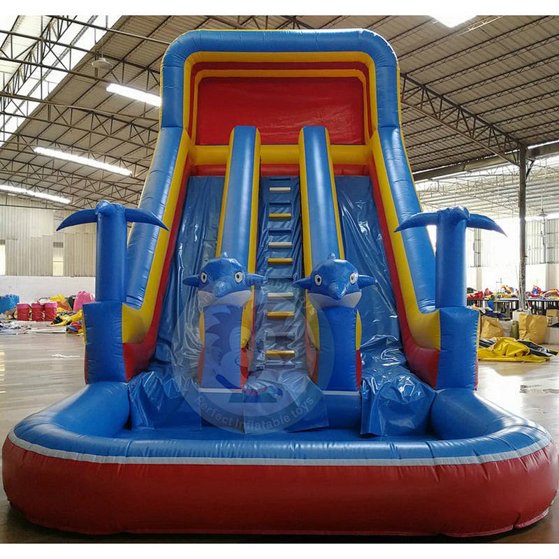 High Quality Adult Commercial Inflatable Water Park Slide For Sale