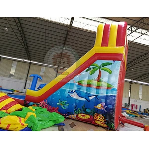 High Quality Kids Water Play Equipment Fiberglass Water Slide For Sale