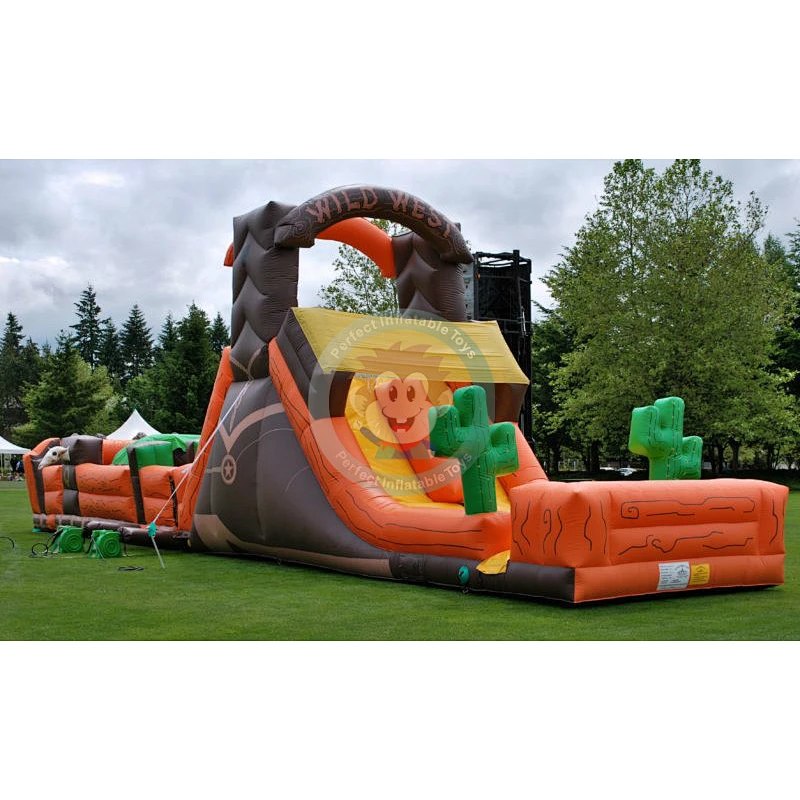 Kids Water Course For Pool Inflatable Obstacle Challenge