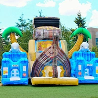 Commercial fun city inflatable castle for kids