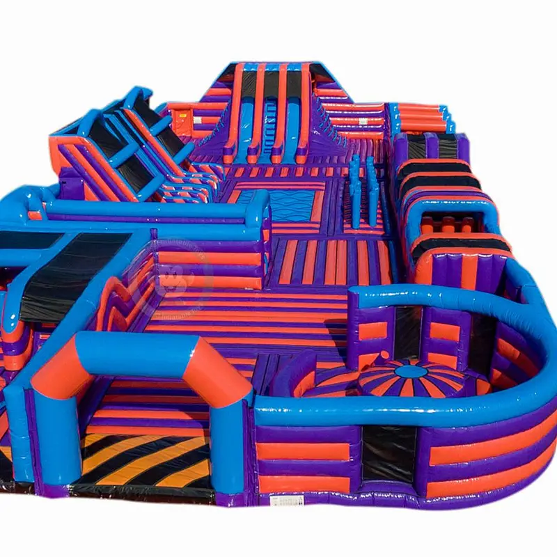 Commercial adult obstacle playground inflatable theme park