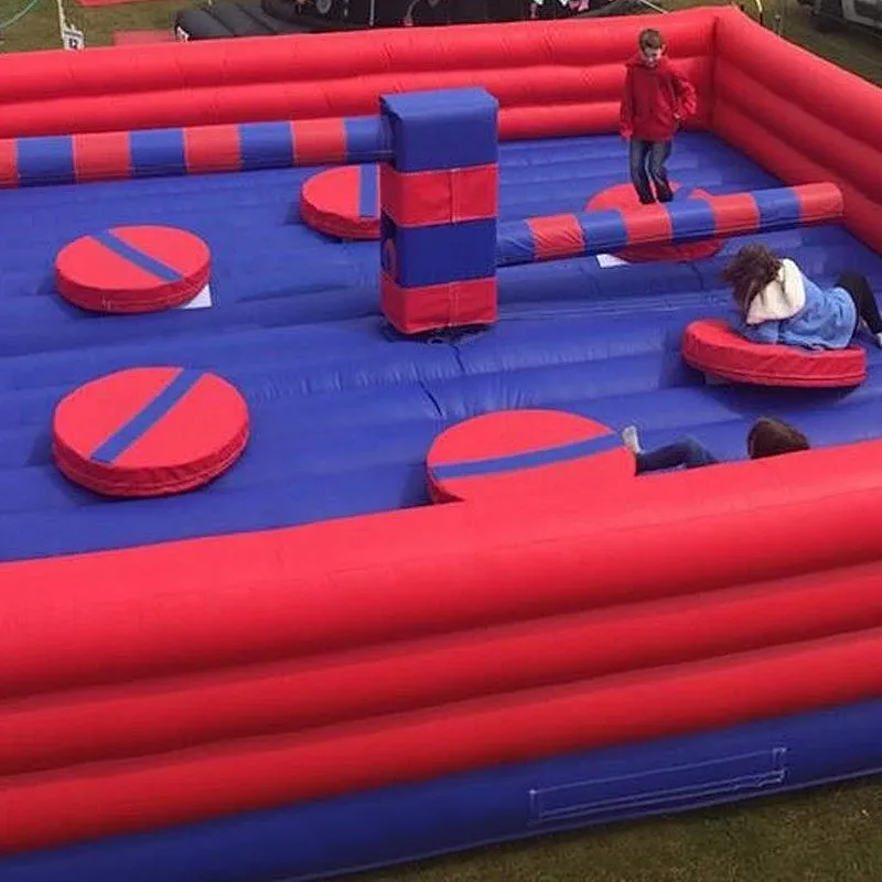 total wipeout sweeper sports inflatable hire fun inflatable games