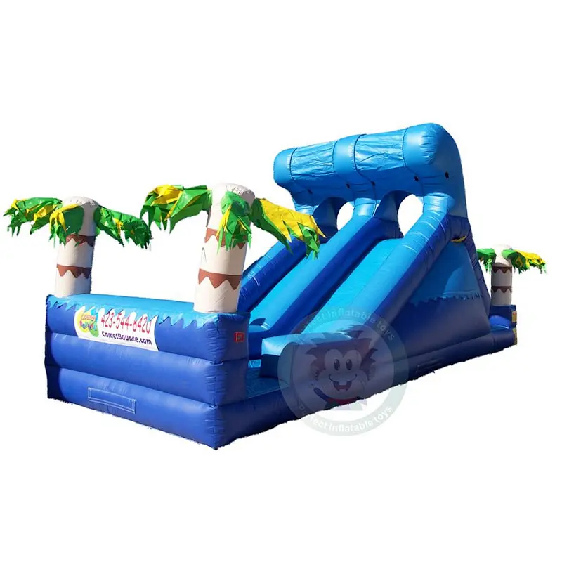 Factory Supply Multitudinous Large Kid Inflatable Water Slide For Rental