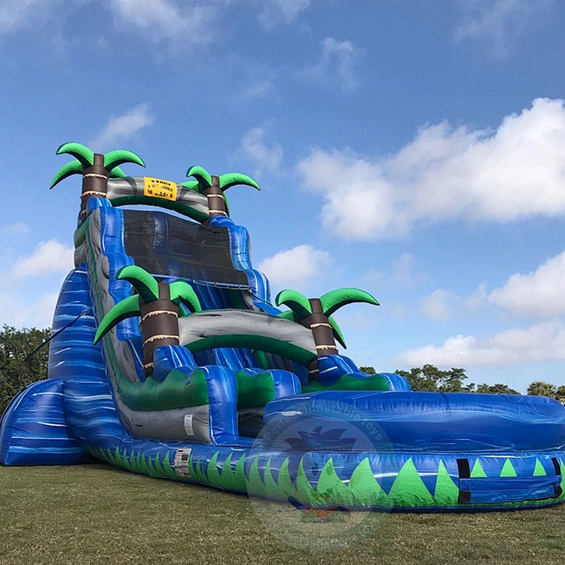 Cheap Water Park Equipment PVC Material Inflatable Water Slide For Sale