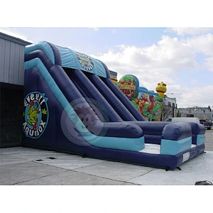 Discount Price Above Ground Swimming Pools Inflatable Bouncer Water Slide For Sale