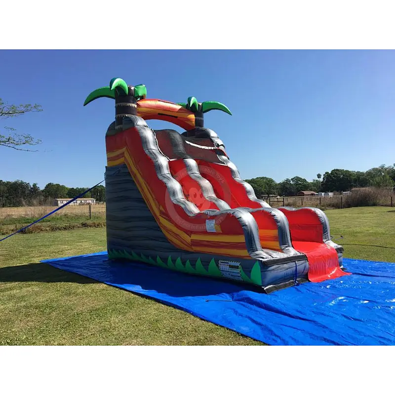18ft India Drop Kick Inflatable Slide