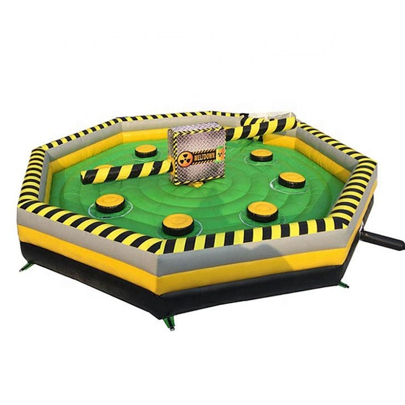 Inflatable wipeout Fun jump Sweeper Last Man Standing Game