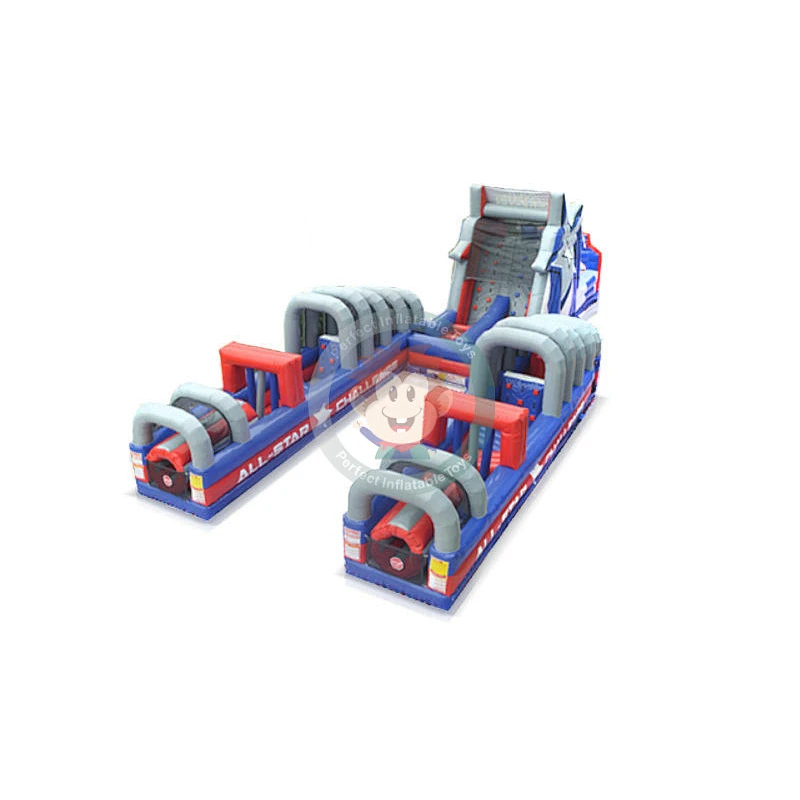 Park Commercial Tunnel Inflatable Obstacle Courses Adult
