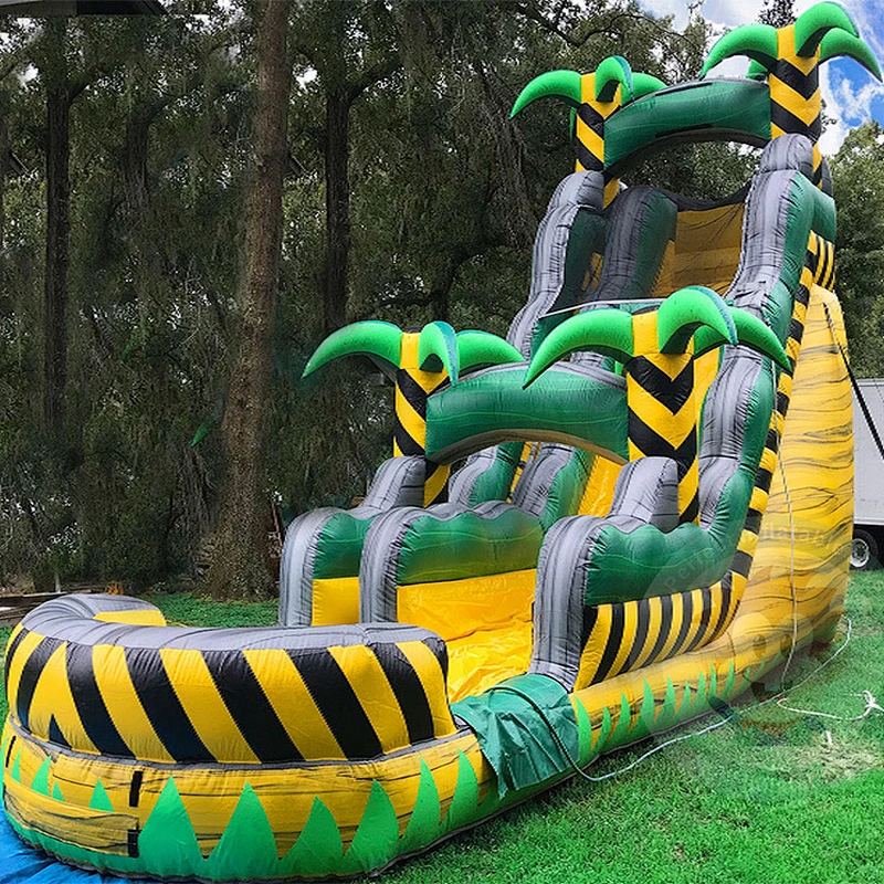 2019 Hot Sale Durable Giant Fiberglass Inflatable Water Pool Slide For Adults