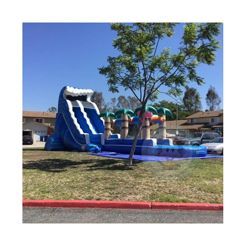 Factory Cheap Price Wholesale Commercial PVC Tarpaulin Material Giant Inflatable Water Slide