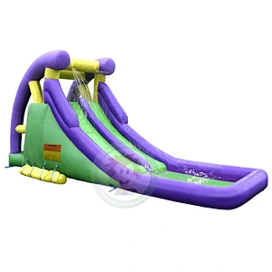 High Quality Kids Water Play Equipment Fiberglass Water Slide For Sale