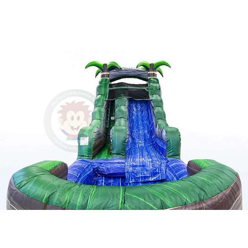 Outdoor Water Park Equipment Large Inflatable Slide For Kids And Adults