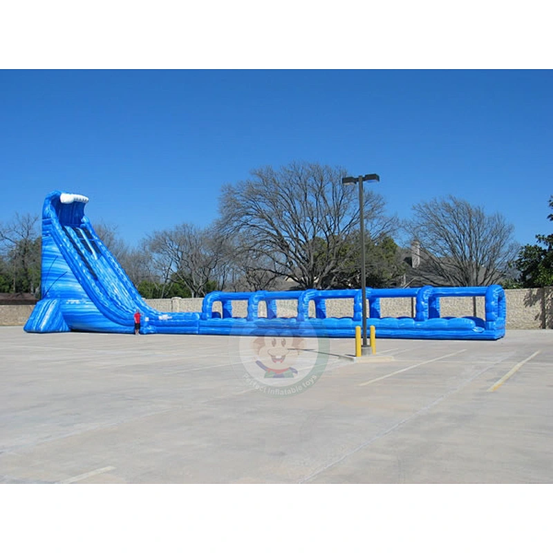 Summer Commercial Fiberglass Inflatable Water Slide For Large Water Park