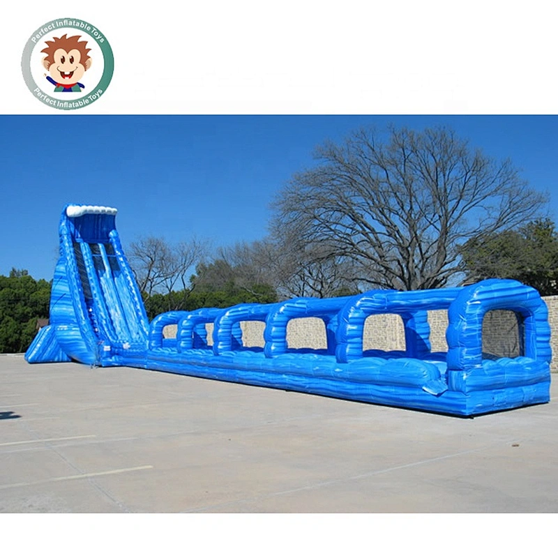 30 Meters Long Small Jumping Castles Inflatable Water Slide