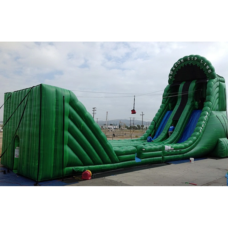 amazon Inflatable zip line inflatable slide game