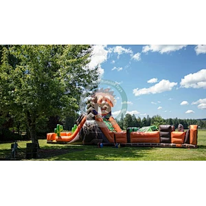 Kids Water Course For Pool Inflatable Obstacle Challenge