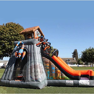Hot Sale Summer New Design Small Inflatable Water Slide For Kids And Adults
