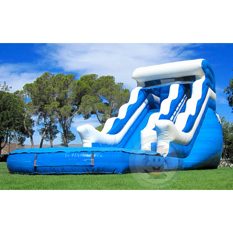 Hot Sale Outdoor Plastic Material Inflatable Water Slide For Kids And Adults