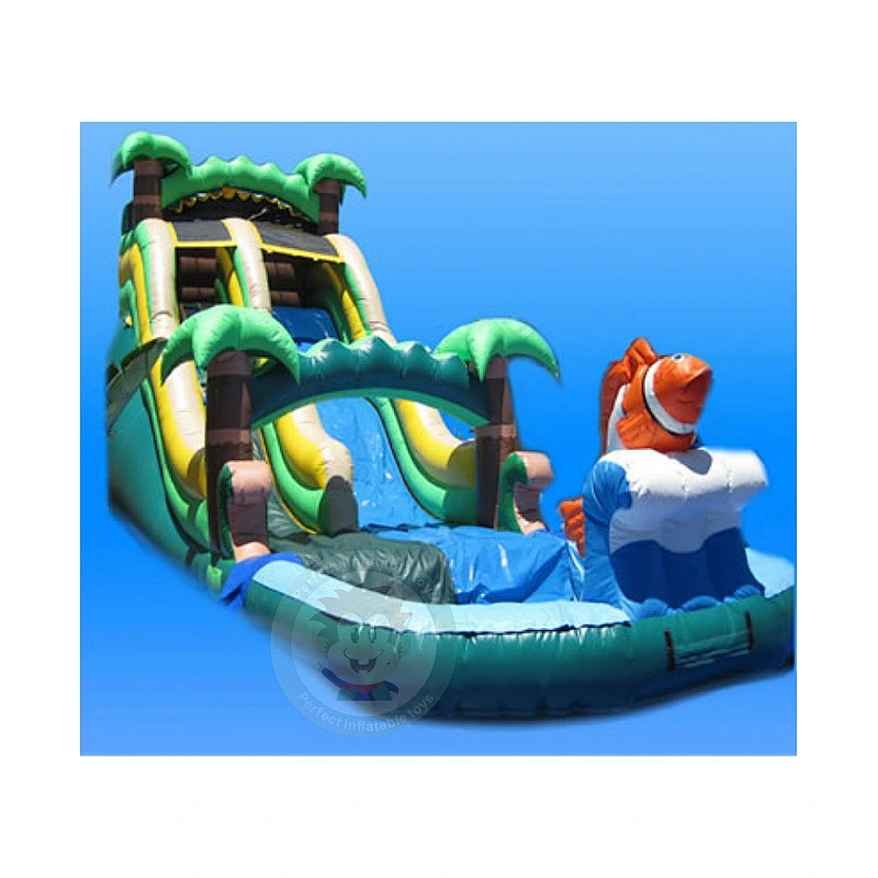 Cheap Water Park Equipment PVC Material Inflatable Water Slide For Sale