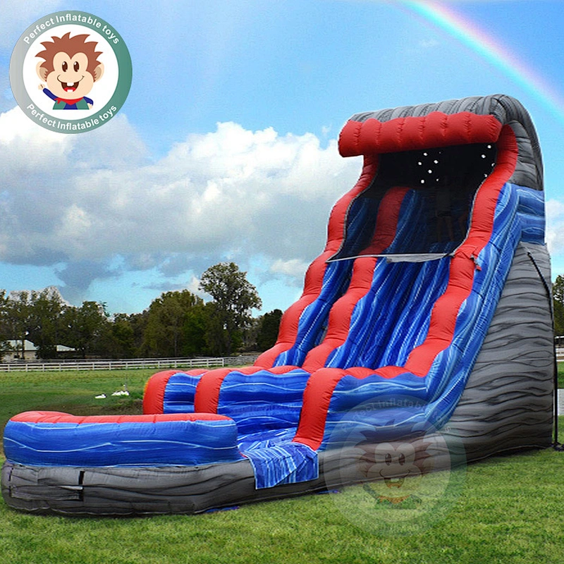 Customized New Technology Design Cheap PVC Material Long Water Slide
