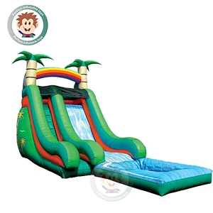 Custom New Design Safe PVC Tarpaulin Inflatable Water Slide For Kids Party