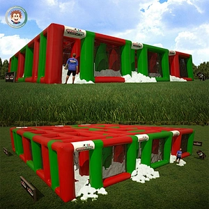 large inflatable obstacle game adult inflatable obstacle course obstacle race
