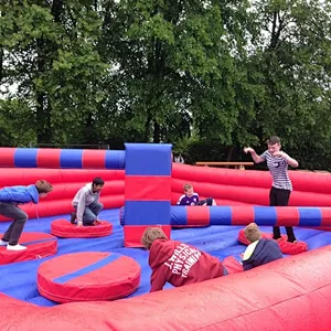 total wipeout sweeper sports inflatable hire fun inflatable games