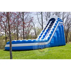 Factory Supply Commercial Water Park Equipment Giant Fiberglass Water Slide For Sale