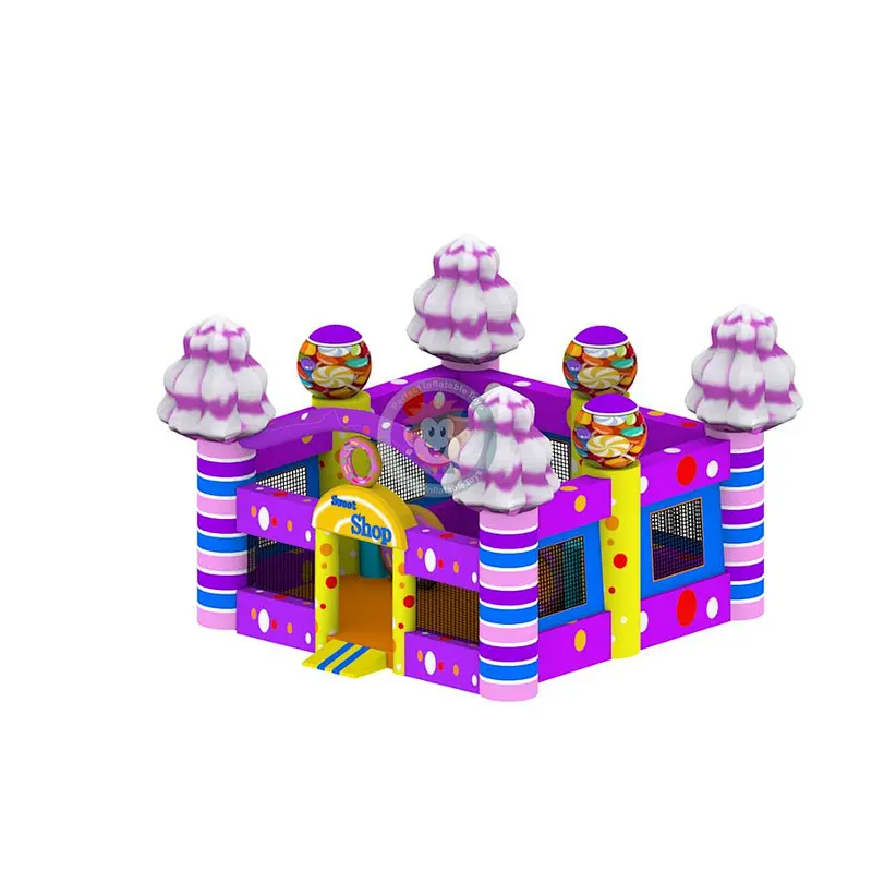 New design sweet shop kid inflatable bounce house for party
