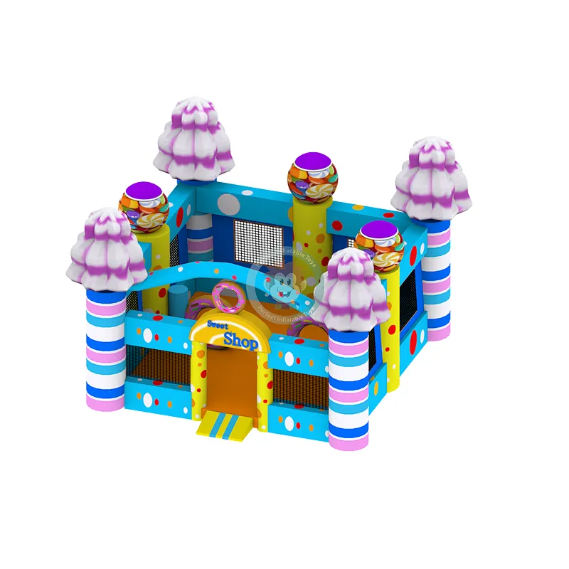 New design sweet shop kid inflatable bounce house for party