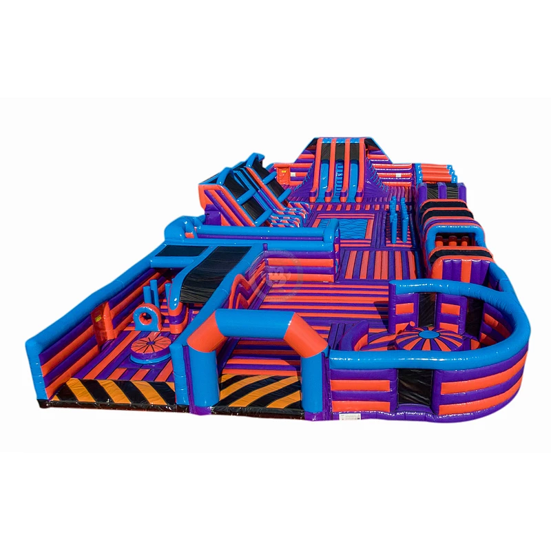 Commercial adult obstacle playground inflatable theme park