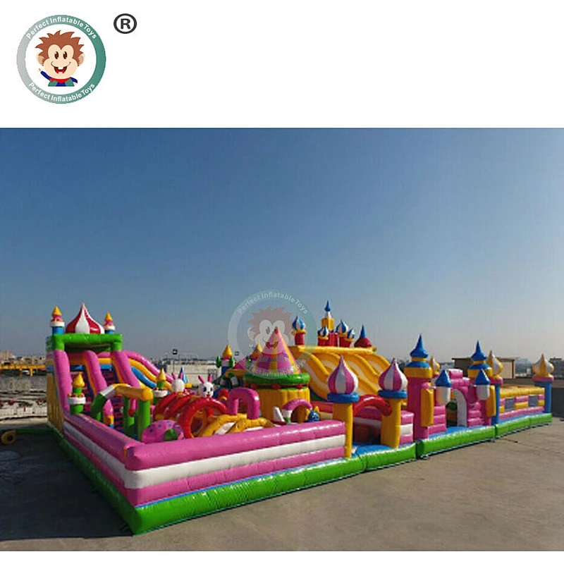 China Supplier Mobile Large Inflatable Playground Kids Giant Inflatable Fun City On Sale