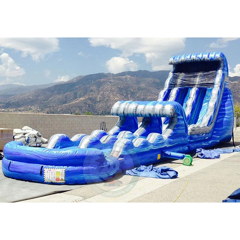 Hot Sale Outdoor Plastic Material Inflatable Water Slide For Kids And Adults