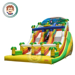 2019 Theme Floating Inflatable Water Park Float Water Slide For Sale