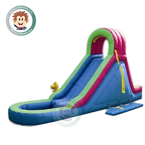 Outdoor Games For Adults Toy High Quality Giant Curvy Inflatable Water Slide