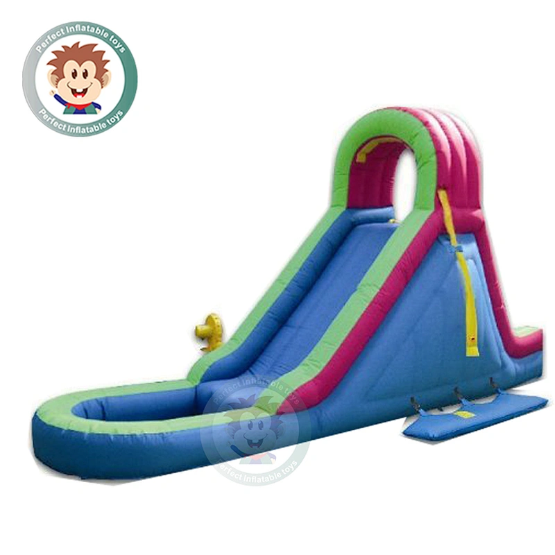 Outdoor Games For Adults Toy High Quality Giant Curvy Inflatable Water Slide