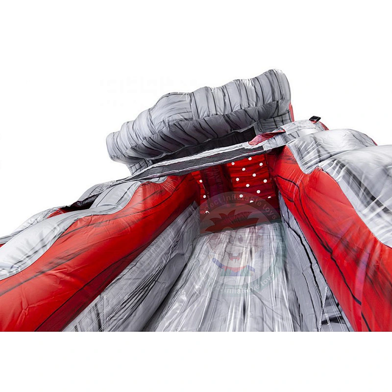 Commercial Grade Water Park Equipment Large Inflatable Elastic Water Slide For Sale