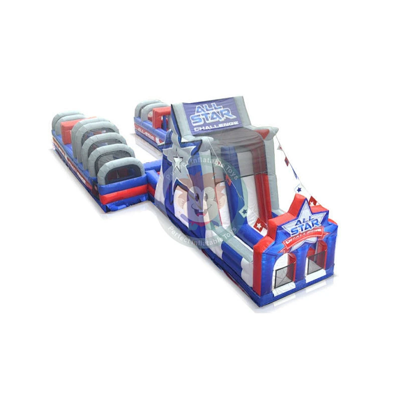 Park Commercial Tunnel Inflatable Obstacle Courses Adult